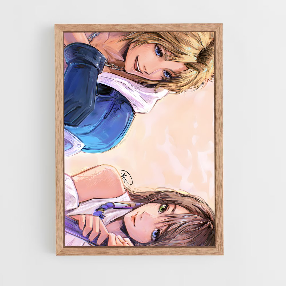 Poster Duo Éthéré – affiche Final Fantasy (vue 4)